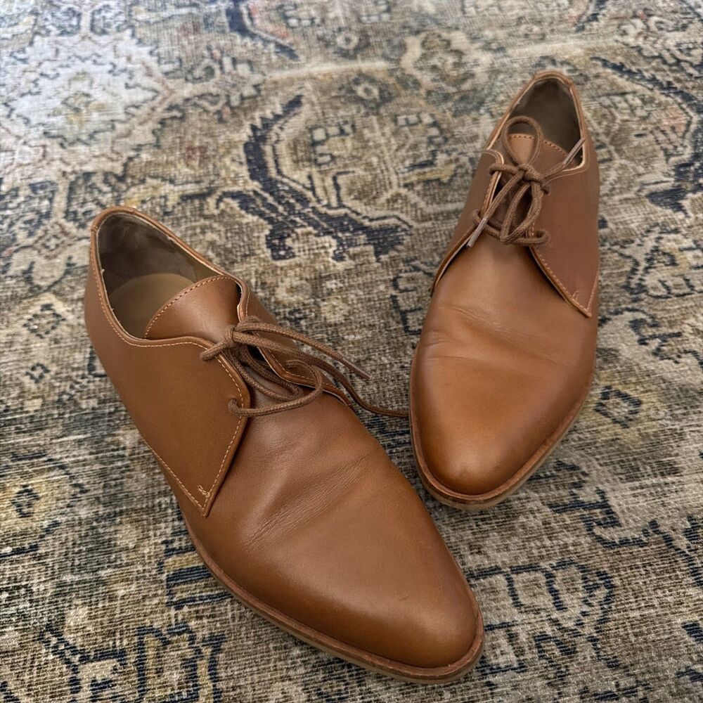 Everlane Womens Brown The Modern Oxford Shoes Size 6 Made In Italy - Picture 6 of 6